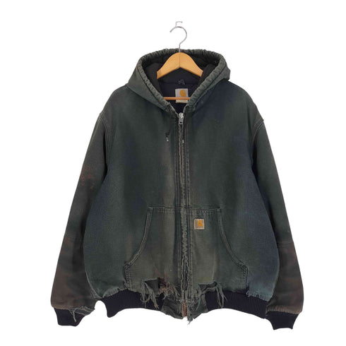 カーハート Carhartt 00S USA製 アクティブジャケット 襤褸 フェード メンズ import:XL