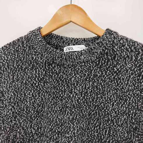 ザラ ZARA オーバーサイズ ツイストヤーンニットベスト レディース import:S
