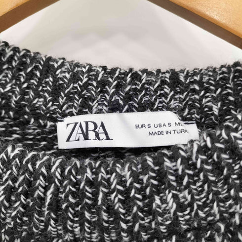 ザラ ZARA オーバーサイズ ツイストヤーンニットベスト レディース import:S