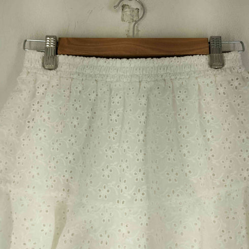 mline カットワークティアードミニスカートパンツ レディース 1