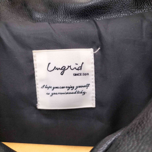 アングリッド Ungrid マルチウェイフェイクレザーブルゾン レディース FREE
