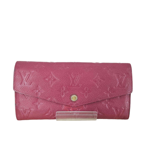 ルイヴィトン LOUIS VUITTON ポルトフォイユ キュリユーズ モノグラムアンプラント 二つ折り長財布 レディース