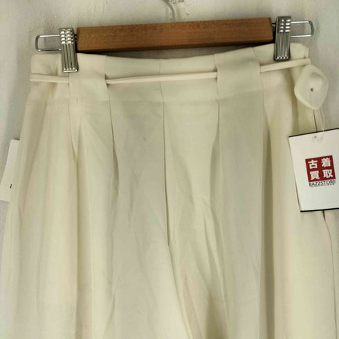 LAULEN double tuck belted wide pants レディース JPN:S
