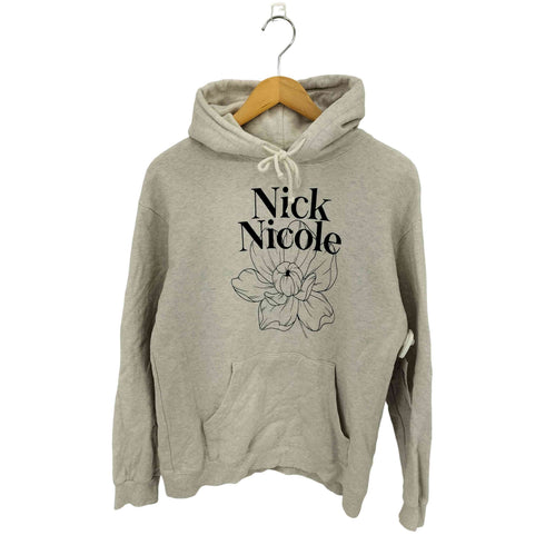 NICK NICOLE フラワープリント プルオーバーパーカー casual レディース