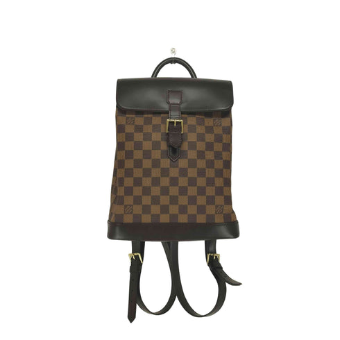 ルイヴィトン LOUIS VUITTON ダミエ・エベヌ ソーホー リュックサック レディース