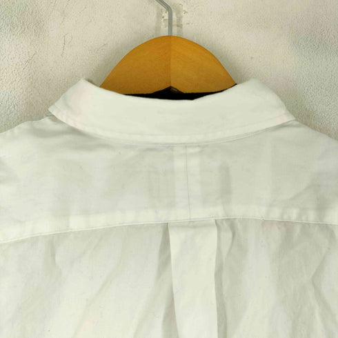 ラルフローレン RALPH LAUREN パール調ボタンクロップド L/S シャツ レディース import:XL