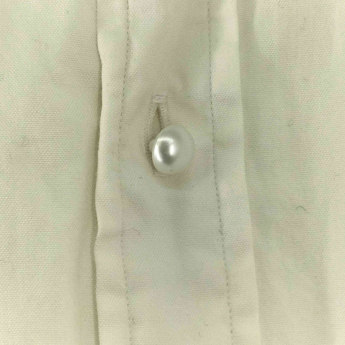 ラルフローレン RALPH LAUREN パール調ボタンクロップド L/S シャツ レディース import:XL