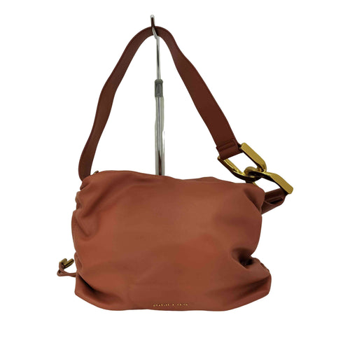 チャールズアンドキース CHARLES&KEITH Ruched Hogo Bag ルーシュド ホーボーバッグ レディース