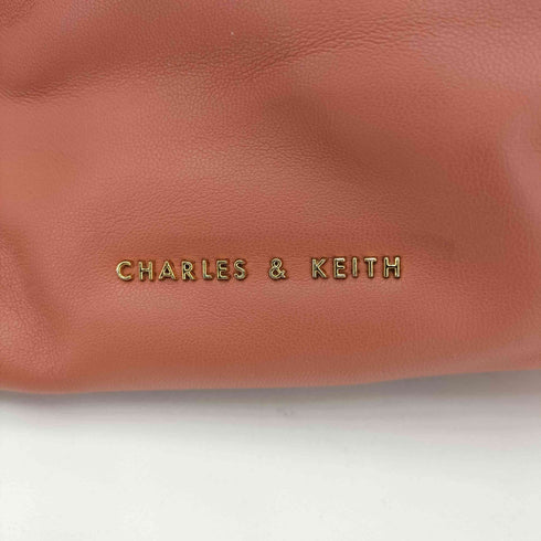 チャールズアンドキース CHARLES&KEITH Ruched Hogo Bag ルーシュド ホーボーバッグ レディース