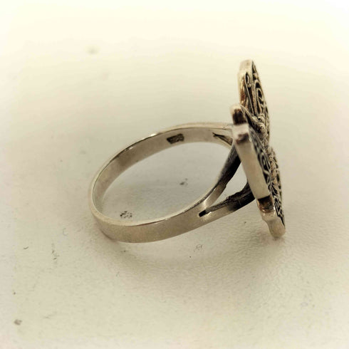 925刻印 バタフライ リング メンズ 15.5号