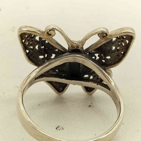 925刻印 バタフライ リング メンズ 15.5号