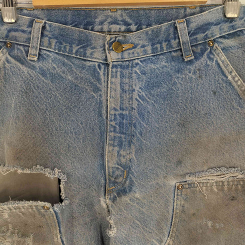 カーハート Carhartt 00S メキシコ製 ダブルニー デニム ペインターパンツ 襤褸 メンズ 36×32