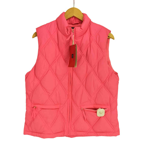 ギャップ Gap 00S OLD 裏起毛 キルティング ダウンベスト レディース import:L