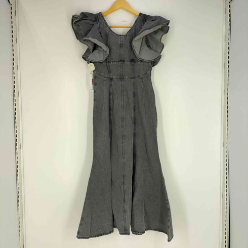 リエンダ rienda 【ヒロインワンピ】フリルスリーブマーメイドワンピース レディース JPN:M