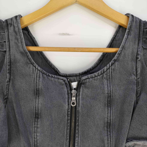 リエンダ rienda 【ヒロインワンピ】フリルスリーブマーメイドワンピース レディース JPN:M