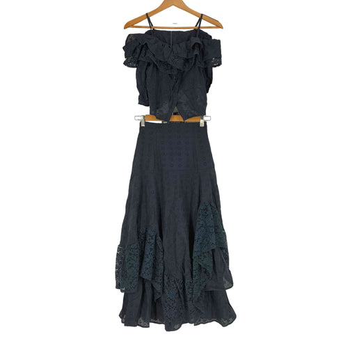 ワンアフターアナザーナイスクラップ one after another NICE CLAUP オフショルブラウスSETワンピース レディース FREE