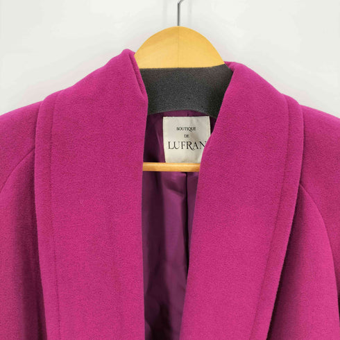 BOUTIQUE DE LUFRAN ウール100%ショールカラーコート レディース 9R