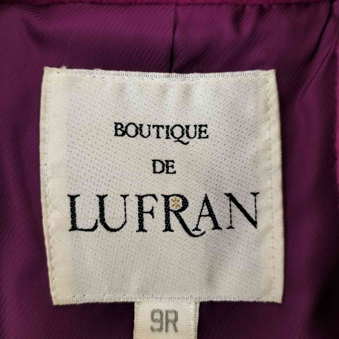 BOUTIQUE DE LUFRAN ウール100%ショールカラーコート レディース 9R