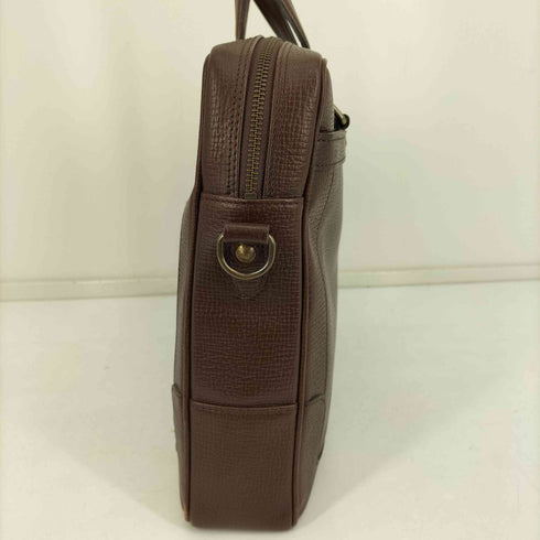 バーバリー BURBERRY ロゴ刻印 裏地ロゴ レザー ビジネス バック メンズ