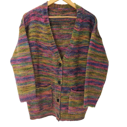 ANLEM レインボーカラー 4B ニット カーディガン レディース JPN:S