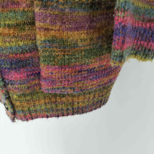 ANLEM レインボーカラー 4B ニット カーディガン レディース JPN:S