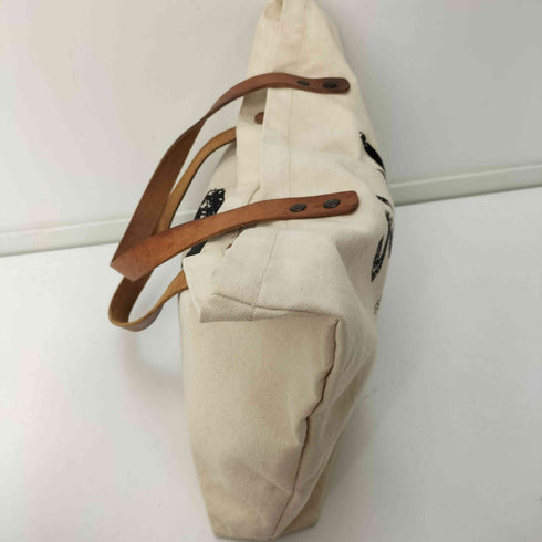 WILL LEATHER GOODS ステンシル プリント キャンバス トート バッグ メンズ
