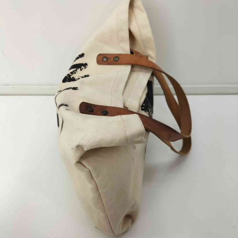 WILL LEATHER GOODS ステンシル プリント キャンバス トート バッグ メンズ
