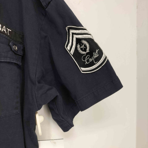 POSSE MILITARY COMBAT ワッペン 半袖 ミリタリーシャツ メンズ 2XL