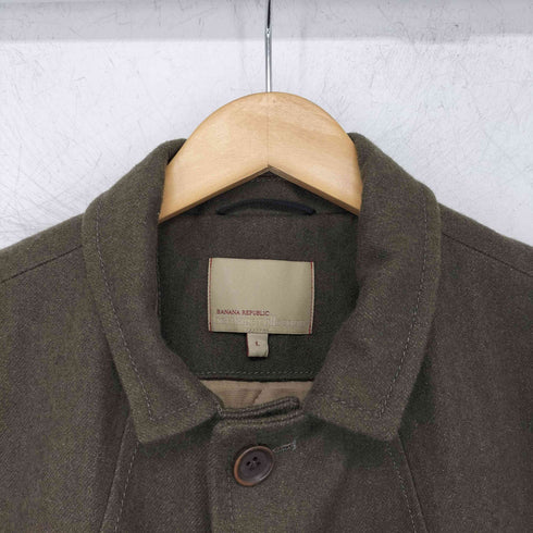 バナナリパブリック BANANA REPUBLIC HARDTIMES JACKET ダブルジップ ウールジャケット メンズ import:L