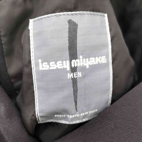 イッセイミヤケメン ISSEY MIYAKE MEN 80s 86年製 筆タグ ウールレーヨン レイヤード テーラードジャケット メンズ JPN:M