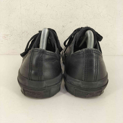 コンバースオールスター CONVERSE ALLSTAR OX BLACK MONOCHROME レザーローカットスニーカー メンズ JPN:24.5