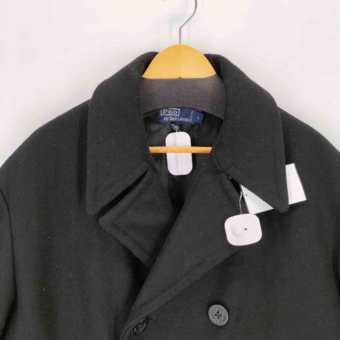 ポロバイラルフローレン Polo by RALPH LAUREN 90s ナイロン混ウールピーコート メンズ JPN:L
