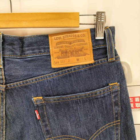 リーバイス Levis 551Z LOOSE STRAIGHT IRREGULAR DENIM JEANS メンズ W33 L32