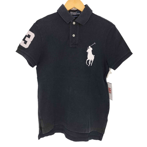 ポロバイラルフローレン Polo by RALPH LAUREN CUSTOM FIT ビックポニー刺繍 ナンバリング 半袖 ポロシャツ メンズ JPN:S