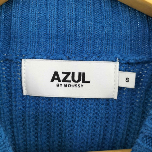 アズールバイマウジー AZUL by moussy レースアップスリーブレイヤードニットワンピース レディース JPN:S