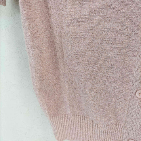 callautia 半袖ラメニットポロシャツ レディース JPN:M