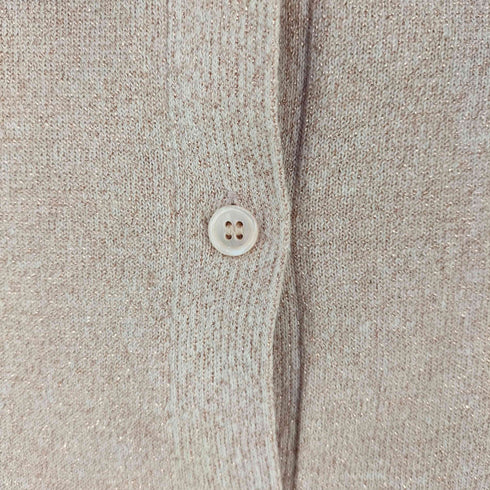 callautia 半袖ラメニットポロシャツ レディース JPN:M