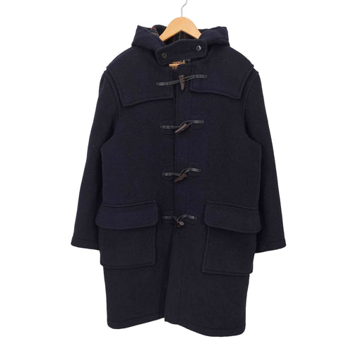 グローバーオール Gloverall イングランド製 裏地チェック ダッフルコート レディース