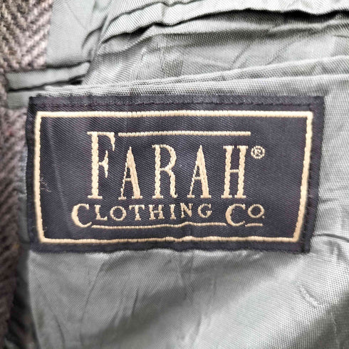 ファーラー FARAH ヘリンボーン ウール テーラードジャケット メンズ