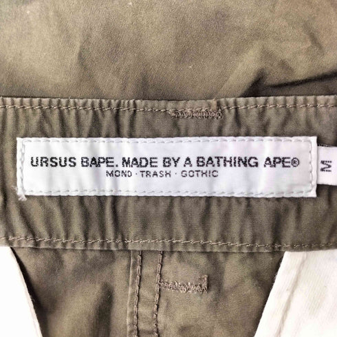 アベイシングエイプ A BATHING APE ミリタリー ダブルニー ワークパンツ メンズ JPN:M 02