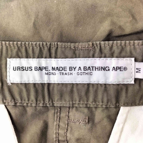 アベイシングエイプ A BATHING APE ミリタリー ダブルニー ワークパンツ メンズ JPN:M 02
