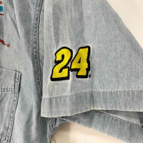 ウィナーズサークル WINNERS CIRCLE S/S BD 刺繍シャツ メンズ XL