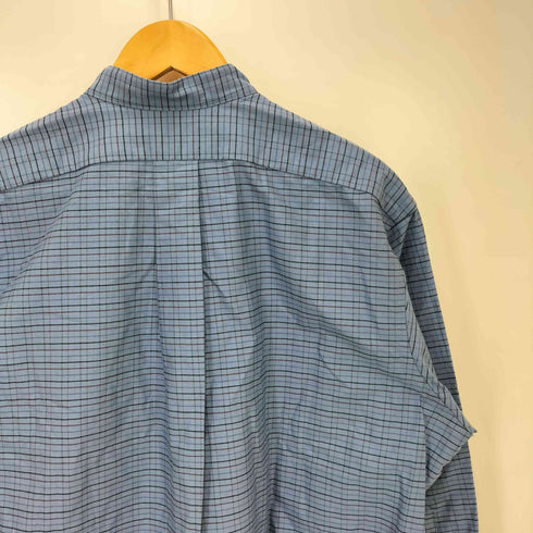 インディヴィジュアライズドシャツ individualized shirts チェック柄 バンドカラー シャツワンピース レディース