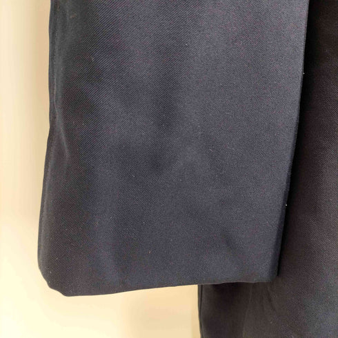 裏地ストライプ ステンカラーコート バルマカーンコート メンズ