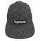 シュプリーム Supreme 17AW Boucle Houndstooth Camp Cap ブークル ハングトゥース ウール キャンプ キャップ メンズ