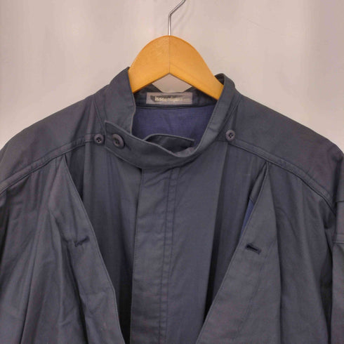 イッセイミヤケメン ISSEY MIYAKE MEN 80s 84年製 筆タグ 比翼 コットン ジップアップ タクティカル コート メンズ JPN:M