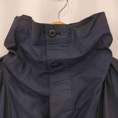 イッセイミヤケメン ISSEY MIYAKE MEN 80s 84年製 筆タグ コットン 2WAY ハイネック フーデッド コート メンズ JPN:M