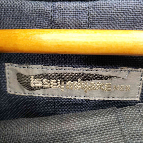 イッセイミヤケメン ISSEY MIYAKE MEN 80s 84年製 筆タグ コットン 2WAY ハイネック フーデッド コート メンズ JPN:M