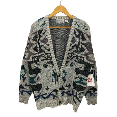 method 総柄 アクリルカーディガン メンズ JPN:XL