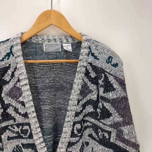 method 総柄 アクリルカーディガン メンズ JPN:XL